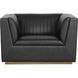 Bradley Vintage Black Armchair